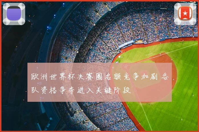欧洲世界杯决赛圈名额竞争加剧 各队资格争夺进入关键阶段